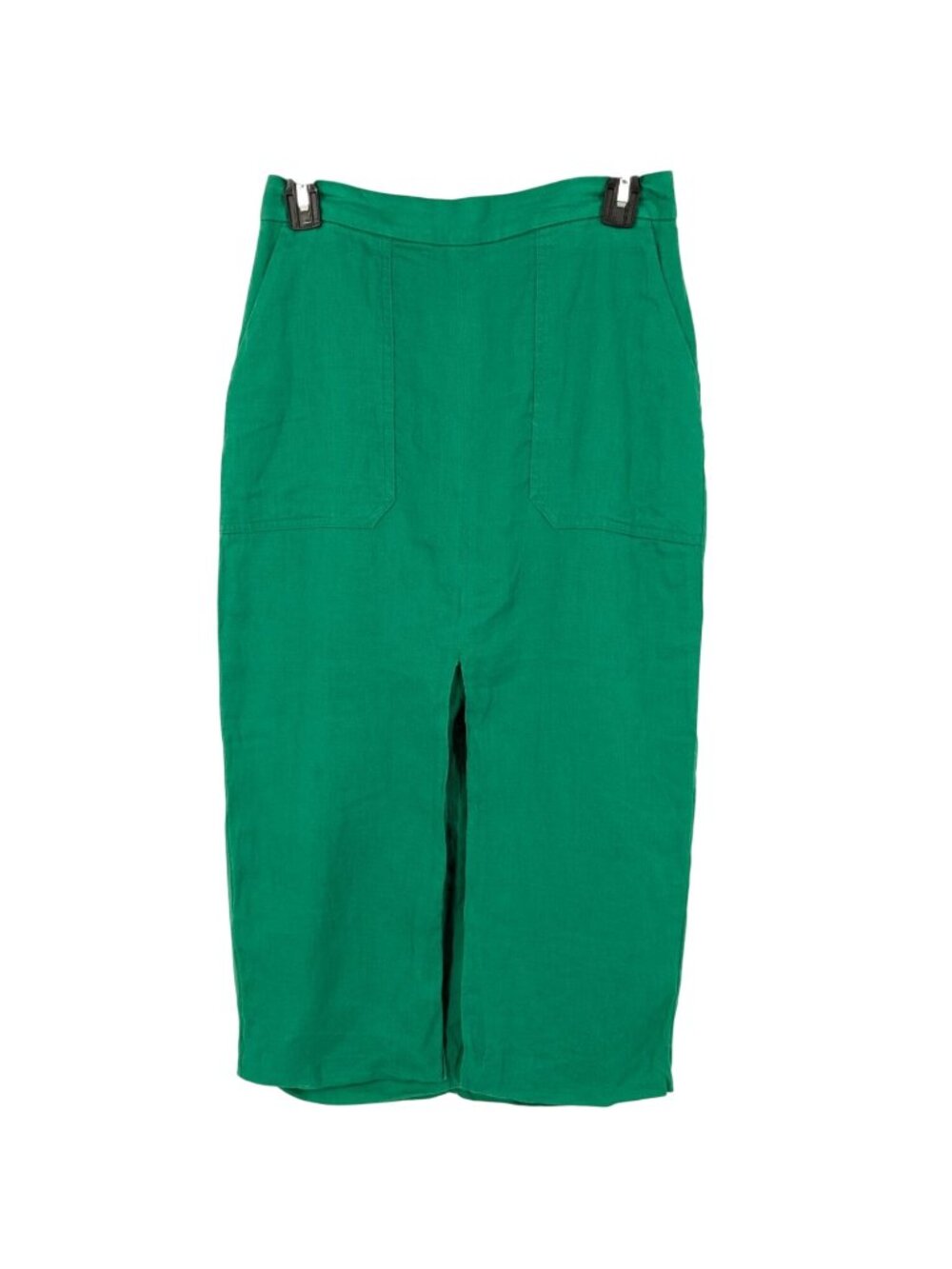 Reiss Lined Tailored Pencil Midi Skirt Front Slit Elegant Office Career Size 4
